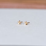 FLORET 14K GOLD STUDS