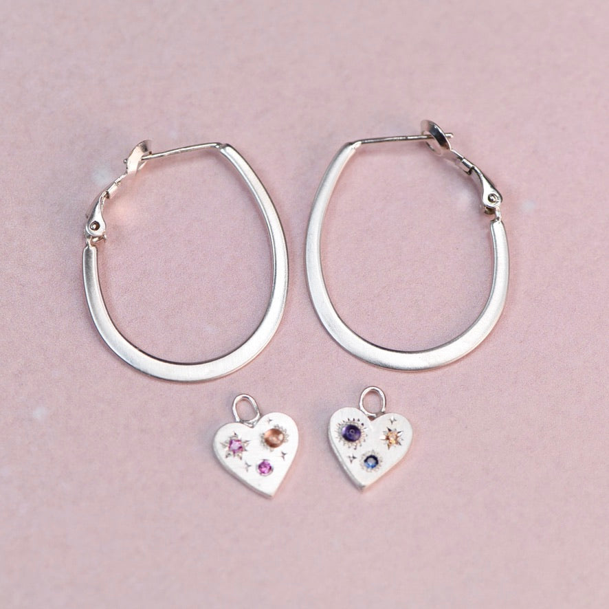Vintage Misfit Hoop Earrings