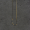 Solid 14k yellow gold delicate ball chain.