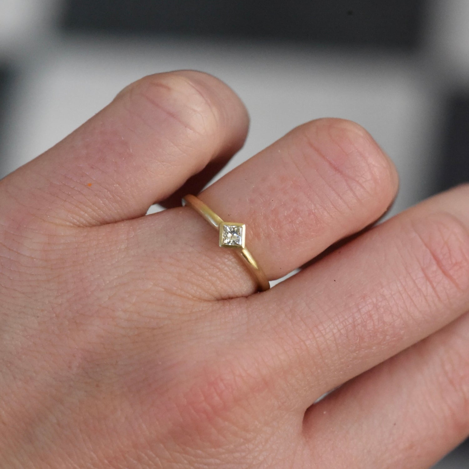 MADE TO ORDER - FOREVER SQUARE DIAMOND RING