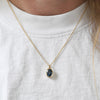 Blue Topaz Gold Charm by Corkie Bolton Jewelry