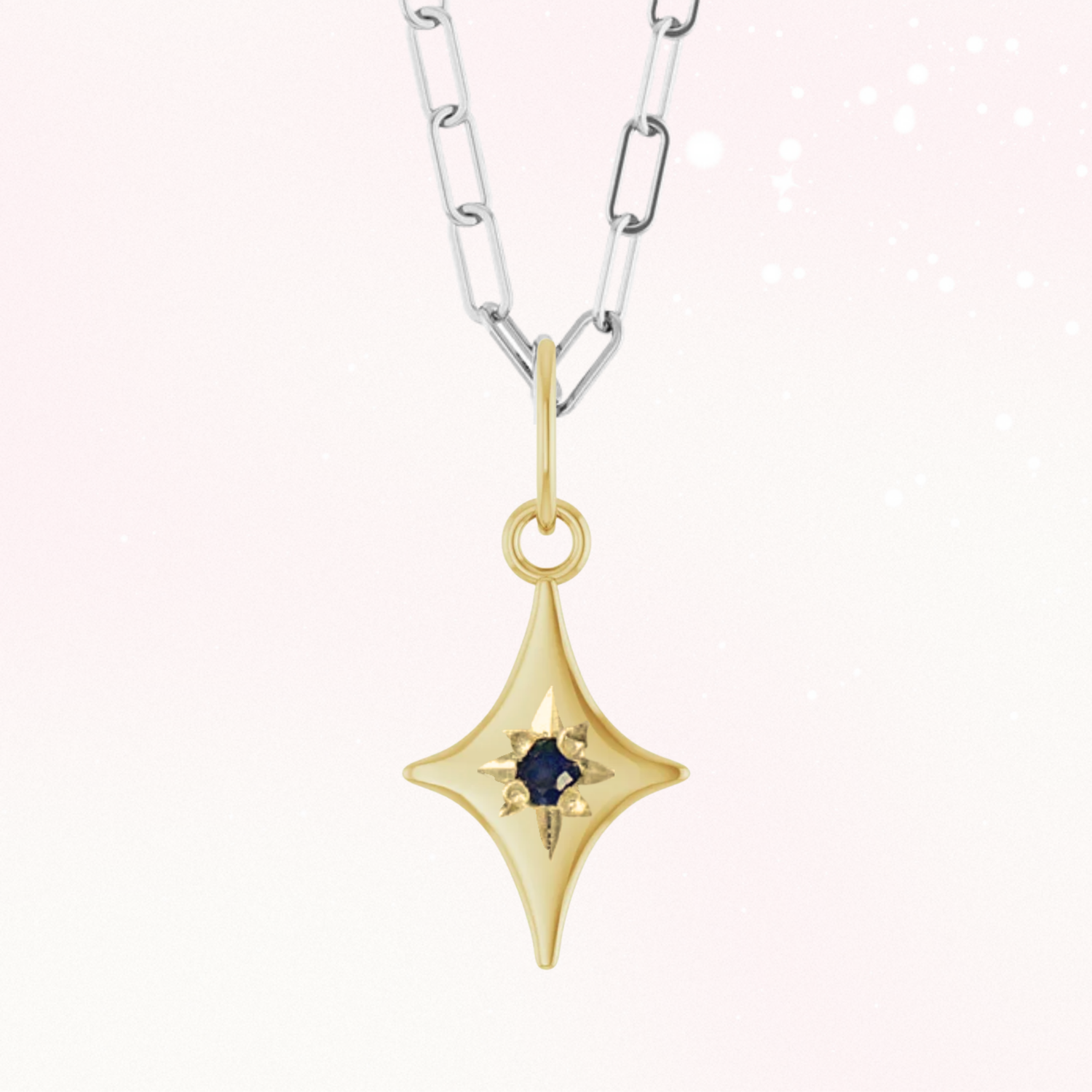 Sparkle Sapphire Necklace